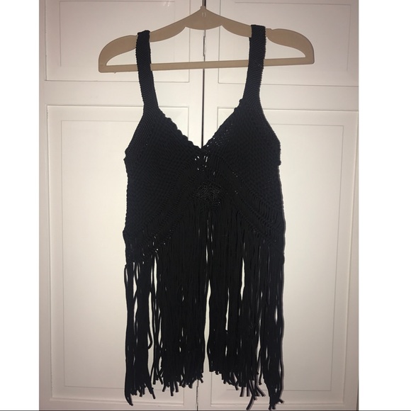 Braided & Fringed Top - Picture 1 of 4